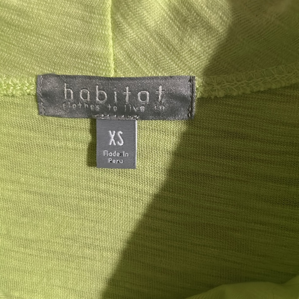 Habitat Bright Green Cowl Neck Tank Top - Picture 2 of 6